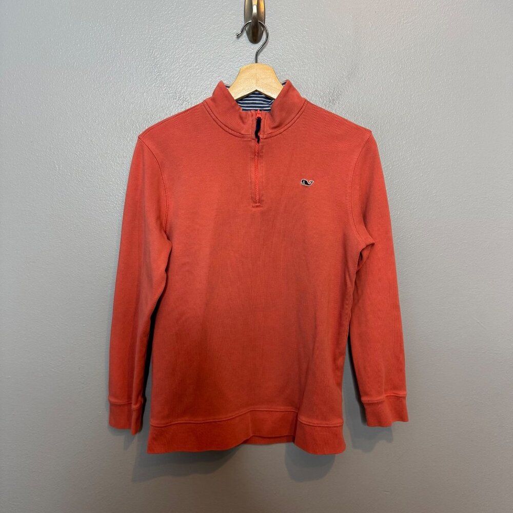 VINEYARD VINES boys stratford jersey 1/4 zip pullover size XL (20)